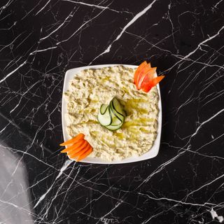 Mtabal d'aubergines et tahina