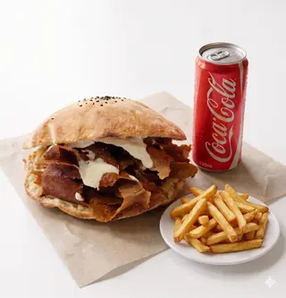 Combo doner veliki + Coca Cola + Pomfrit