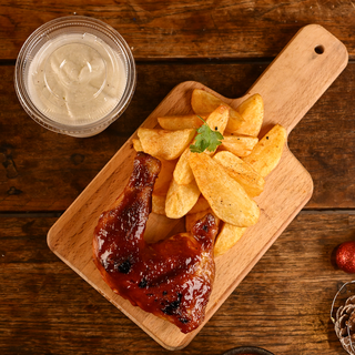 Pineapple chili 1/4 chicken and chips