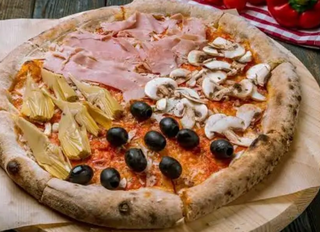 Pizza 4 estaciones (33 cm.)