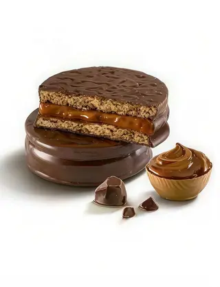 Alfajor Havanna Negro con dulce de leche