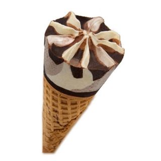 Cono De Helado Vanilla Y Chocolate