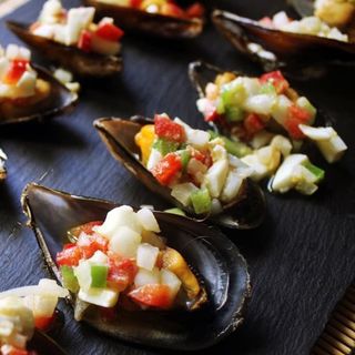 Mejillones con vinagreta