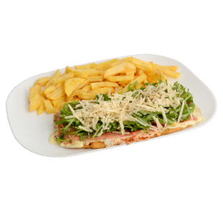 Milanesa De Ternera con Serrano