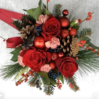 Bożonarodzeniowy FlowerBox czerwony