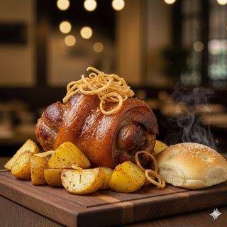 Stinco di maiale al forno