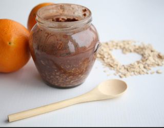 Terci de orez cu bucăți de ciocolată neagră