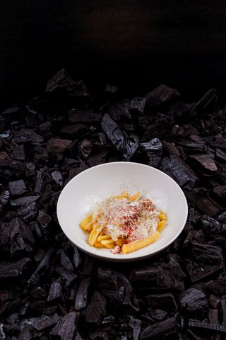 Cartofi prăjiți cu spumă de parmezan