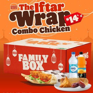 The Iftar Wrap Combo - Chicken
