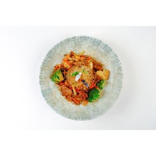 Wok лапша фунчоза с говядиной