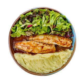 БЯЛА РИБА С КАРТОФЕНО ПЮРЕ