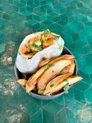 Pita Crevettes Grillées  