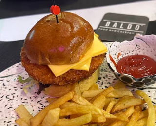 Crazy chicken burger