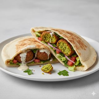 Piadina falafel
