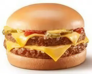 Burger cheese bacon