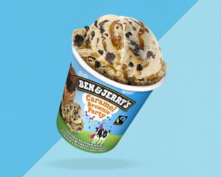 B&J Caramel Brownie Party