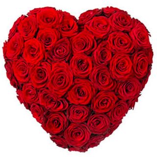 Buchet inimă 51 trandafiri Freedom