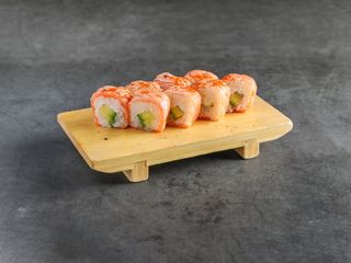 Rollo tataki queso y aguacate (8 pzas.)