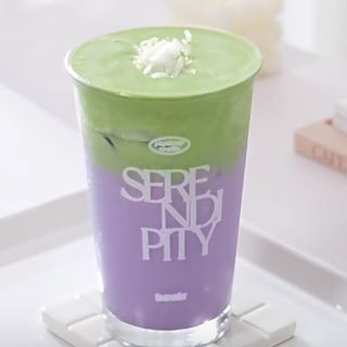 Matcha Taro tea 