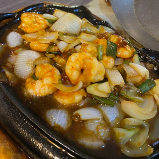 Gambas Salteadas A La Plancha