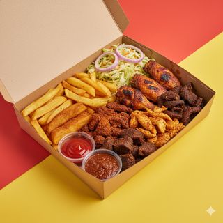 Chicken Suya Platter