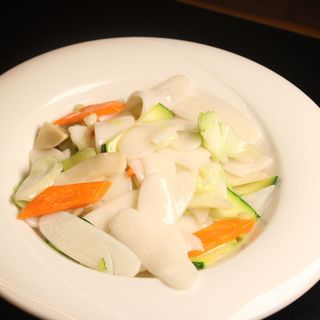 A95. Gnocchi di riso con gamberi*