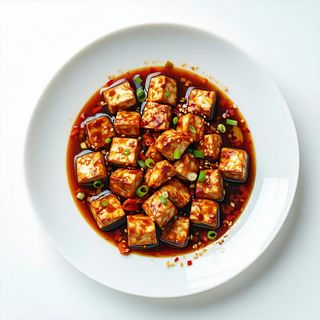 E020 Ma-po toofa saltato con salsa piccante