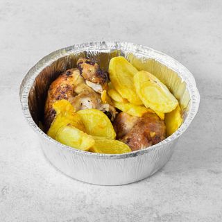 1/2 Pollo Asado Con Patatas