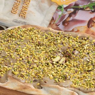 Pinsa de nutella y pistacho