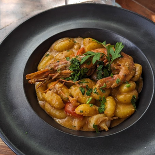 Gnocchi Gamberi E Pistacchio