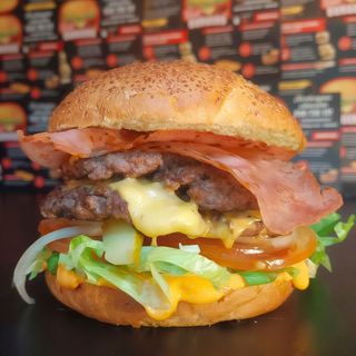 Doble Burger + patatas