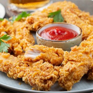 Tiras de pollo estilo kentucky