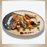 Грилован гъши дроб с козунак (300 г)