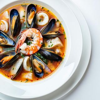 Sea food soup