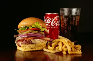 Menù piatto burger