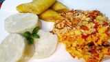 BOILED YAM AND EGG SAUCE