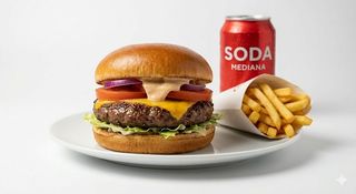 Menú Hamburguesa Mediana