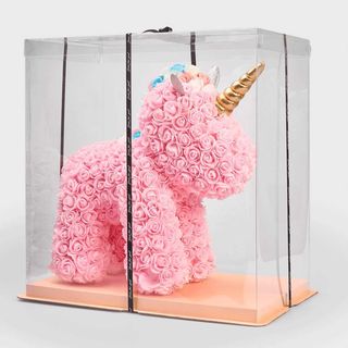 Unicornio de rosas foam 