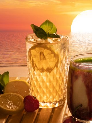 Strawberry Basil Lemon Tea