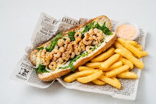 Shrimp Roll + Dip Fries