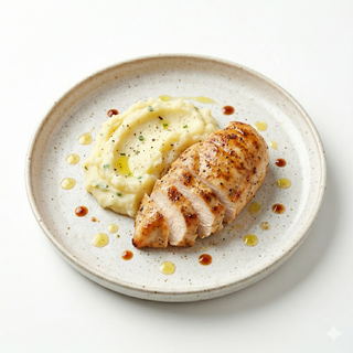 Chicken Breast With Mashed Potatoes