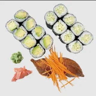 92. Sushi Variado Vegetariano (18 Uds.)