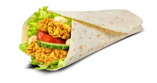 Crispy wrap cu cartofi prăjiți și sos