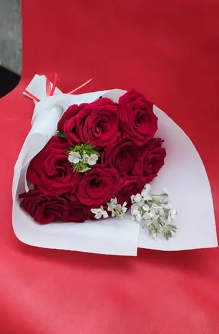 fleurs rouge