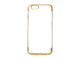 Силиконов калъф Baseus style с лъскав кант - iPhone X, XS, Златист