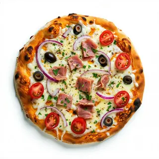 Pizza classica tonno bianca