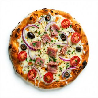 Pizza classica tonno bianca