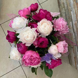 Bouquet PEONIE Colorate 