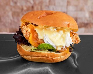 Burger Cabramelizada