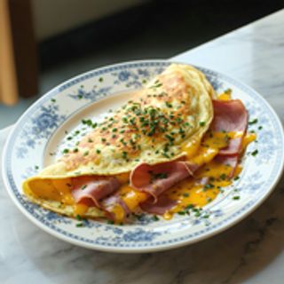 Omelette Jambon Fromage